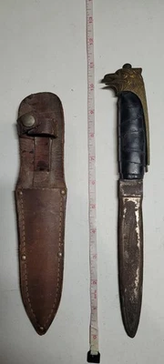 Vintage Italian WWII Eagle Head Dagger Fighting Knife fascist youth dagger - Image 1 of 4