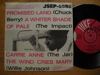 CHUCK BERRY Promised Land / IMPACT / JAR / W JOHNSON EP 45 7" 1967 Sweden EX - Image 1 of 4