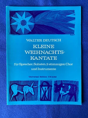 Partitur W. Deutsch KLEINE WEIHNACHTSKANTATE Texte Weisen Oberösterreich UE14316 - Bild 1 von 4