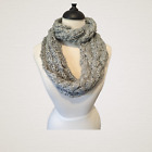 Chunky Knitted Grey Infinity Scarf