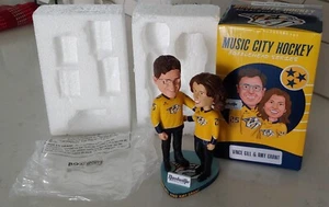 NIB New In Package VINCE GILL & AMY GRANT Nashville Predators BOBBLEHEAD - Picture 1 of 24