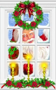 PMU Christmas Door Poster 35.5 Inch x 40 Inch - Picture 1 of 1