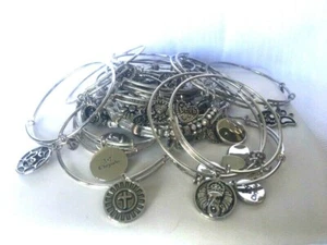 Chrysalis Mystery Bag - Set Assorted of 5 Silver Tone Bangles - Picture 1 of 1