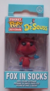 NEW FOX IN SOCKS Pocket POP! Keychain - Dr. Seuss - Collectible Funko Pop! - Picture 1 of 3