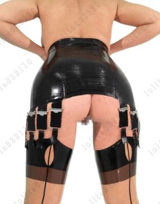 772 Látex Goma Goma Cintura Alta Tirantes Ligas Cinturones Sexy Personalizado 0.4mm Foto 1 de 4