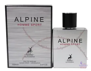 Alpine Homme Sport By Maison Alhambra  3.4oz/100ml Edp Spray For Men New In Box - Picture 1 of 1