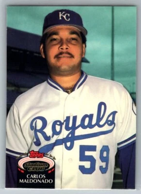 1992 STADIUM CLUB CARLOS MALDONADO RC KANSAS CITY ROYALS #569 - Image 1 of 2