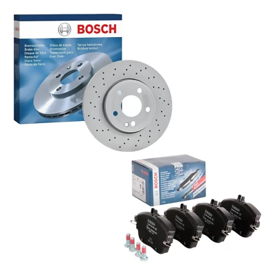 BOSCH Kit Freni ANTERIORI Adatto per MERCEDES Cla Coupè GLA - Dischi + Pastiglie - Image 1 of 4