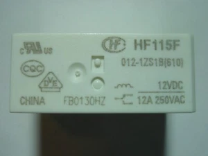 Relay 12V 1xUM 250V 12A hongfa HF115F/012-1ZS1B #20-663/4 - Bild 1 von 3