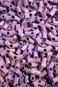 15 Lego Purple Axle and Pin Connector Angled #4, Technic Pieces inv 170 - Picture 1 of 1