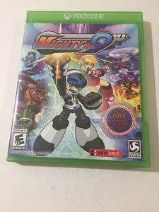 Mighty No. 9 (Microsoft Xbox One, 2016) Completo con Póster Probado ¡Envío Rápido! - Imagen 1 de 8