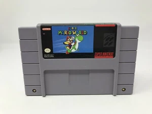 Super Mario World - Super Nintendo SNES - Game Cart only - SNS-MW-USA-1 - Picture 1 of 3