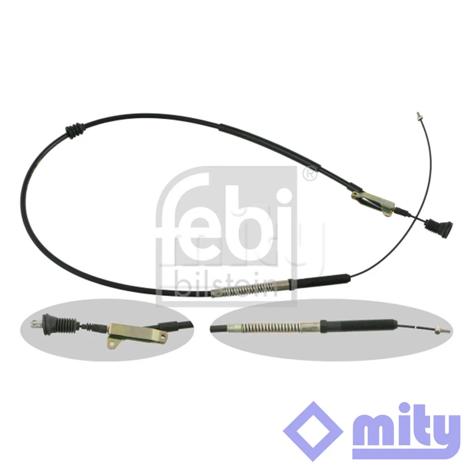 Fits Volvo 960 940 740 V90 S90 760 Hand Brake Cable Rear Mity 9140980 - Image 1 of 2