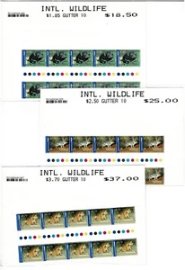 Stamps 2006 Australia International Wildlife set 6 gutter strips of 10 in packs - Bild 1 von 2
