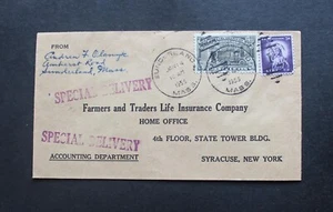 USA - 1955 SCARCE SPECIAL DELIVERY SUNDERLAND CDS COVER RR - Picture 1 of 2