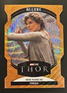 2022 Upper Deck Marvel Allure Rene Russo As Frigga Orange Slice Die Cut #9