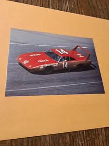 1990 Richard Brickhouse #19 Plymouth Superbird Postcard TG Wing Series NASCAR - Picture 1 of 2
