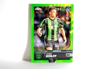 2023 TOPPS CHROME AUSTIN FC RC /99 OWEN WOLFF #33 (SC23) - Image 1 of 2