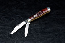 Case Knives 64701 Coke Bottle Polished Blade w/ Walnut Jigged Bone Handle