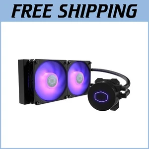 240mm Radiator AIO Liquid Cooler, MasterLiquid ML240L RGB V2 - Silent Efficiency - Bild 1 von 14