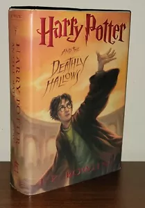 HARRY POTTER AND THE DEAHTLY HALLOWS EARLY PRINTING 2007, J.K. ROWLING - Picture 1 of 5