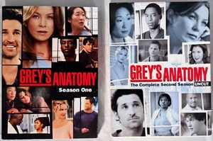 Greys Anatomy Season 1 + 2 DVD Box Sets 2006 - Expanded & Uncut Editions 8 Discs - Bild 1 von 14