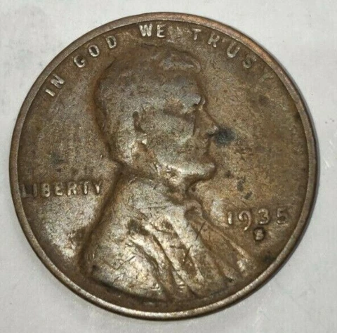 1935 S Double Die Obverse Lincoln Wheat Penny Cover
