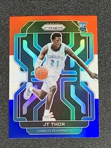 2021-22 Panini Prizm JT Thor Red White Blue Prizm RC #272 Hornets RC - Picture 1 of 2