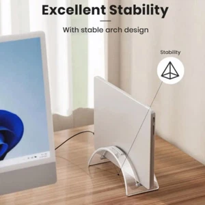 Acrylic Desktop Stand Acrylic Vertical Laptop Stand With High Stability Stro _yi - Picture 1 of 8