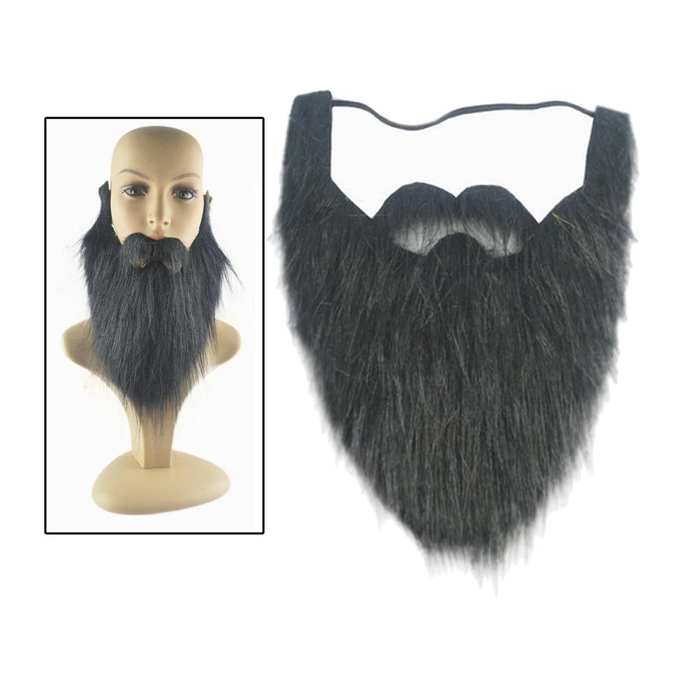 Funny Long Fake Beard Costume Dress up Whisker Halloween Party Supplies Cosplay - Image 1 of 1