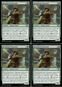 MTG - 4x BEASTBOND OUTCASTER - Outlaws of Thunder (U) - Picture 1 of 1