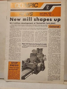 Olympic Tyres News April- May 1976 - Picture 1 of 4