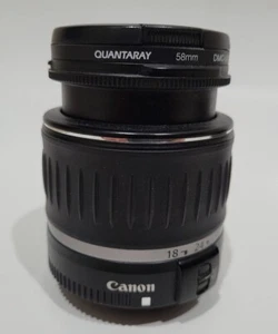 Canon EF-S 18-55mm Zoom Lens F 1:3.5 - 5.6 w/Quantaray DMC-UV - Picture 1 of 10