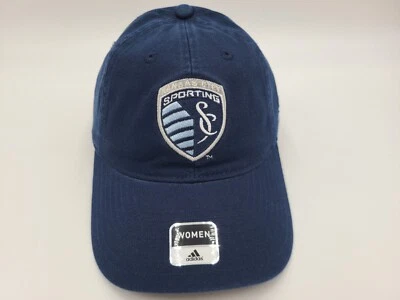 Mujeres Deportivas Kansas City KC Adidas Correa Ajustable Gorra MLS Fútbol Foto 1 de 4
