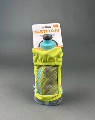 Garrafa portátil isolada Nathan QuickSqueeze Plus azul limão - 18 oz - Imagem 1 de 4