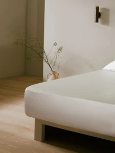 Sábana Ajustable LilySilk 25 Momme de Lujo Sin Costuras Blanco Natural Talla King - Imagen 1 de 2