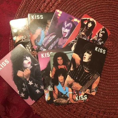 KISS RARE VINTAGE CALENDAR CARD SET FROM PORTUGAL  - Image 1 of 2