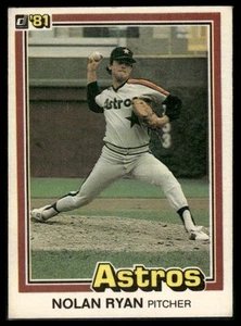 1981 Donruss #260 Nolan Ryan - Picture 1 of 2