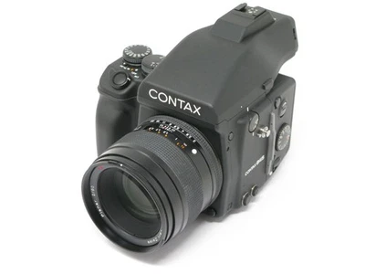 Contax 645 Medium Format Film SLR Camera With 80mm f2 Lens, Finder & Film Back - Image 1 of 4