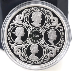 Canada 2021 Birth of Elizabeth II 20 Dollars Silver Coin Proof - Picture 1 of 4