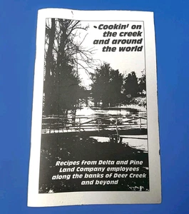 Delta And Pine Land Company COOKBOOK, On The Creek, Vintage, Scott MISSISSIPPI - Imagen 1 de 12
