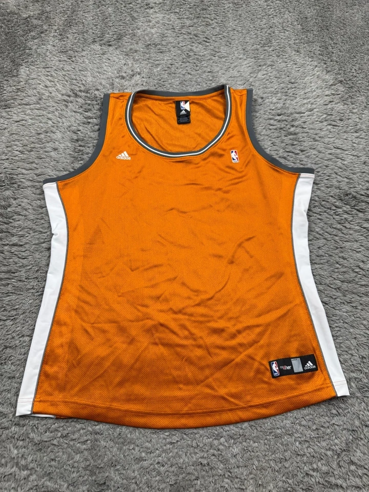 Camiseta Phoenix Suns Mujer 2XL Adidas Naranja Blanco Práctica NBA 4 Her Steve Nash Foto 1 de 4