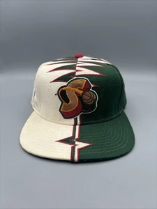 Seattle Sonics Starter Shockwave Hat Strapback NBA Vintage 1990s Rare Cap 90s - Picture 1 of 8