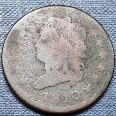 1810 Classic Head Large Cent 1c Circulated #95832 - Image 1 of 2