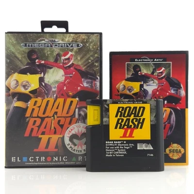 Sega Mega Drive Spiel : Road Rash II - Modul Anleitung OVP / MD PAL - Bild 1 von 4