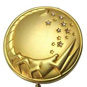 1996 Estee Lauder GOLDEN SCORPIO Powder Compact LUCIDITY Strass Sternzeichen LEER - Bild 1 von 14