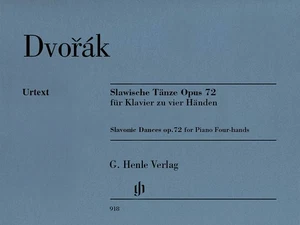 Dvorak Slavonic Dances Op 72 1 Piano 4 Hands Duet Henle Urtext Sheet Music Book - Picture 1 of 1