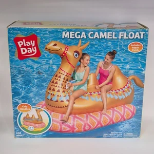 Balsa inflable Play Day Mega Camel Pool Float 8,5 pies 2017 nueva sellada - Imagen 1 de 7