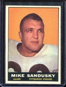 1961 Topps Football # 109 Mike Sandusky (NM-MT) Near Mint to Mint - Picture 1 of 2