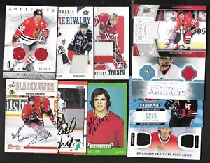CHICAGO BLACK HAWKS AUTOGRAPH JERSEY NHL HOCKEY CARD SEE LIST - Picture 1 of 51